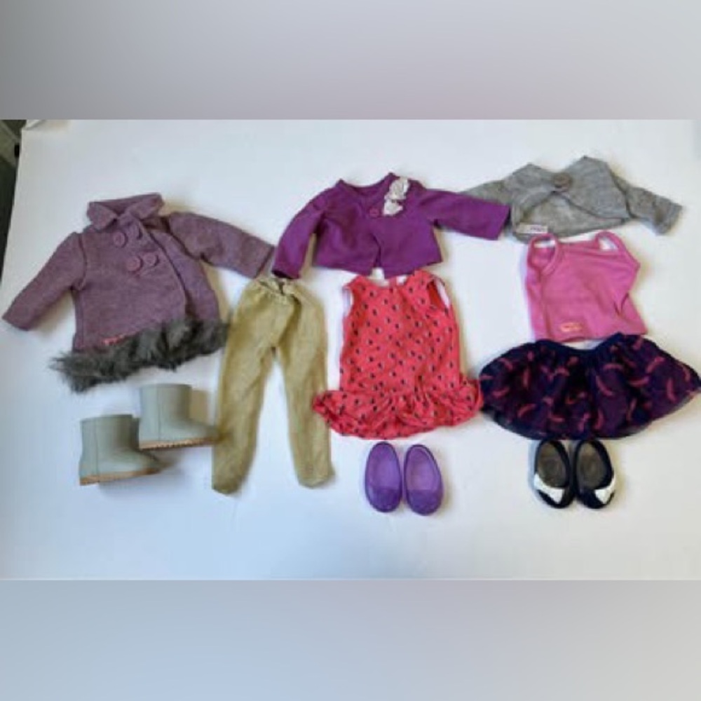 OUR GENERATION girl 18” doll clothes lot LIKE American girl dolls